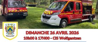 Les sapeurs-pompiers de Wolfgantzen vous ouvrent leurs portes le dimanche 26 avril !